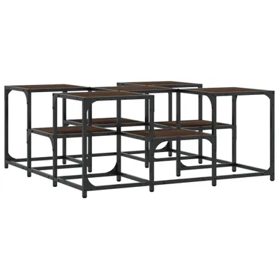 Produktbild von vidaXL Couchtisch Braun Eichen-Optik 91x91x40 cm Holzwerkstoff