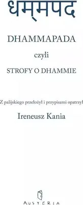 Obrázek produktu pro Dhammapada czyli Strofy o Dhammie