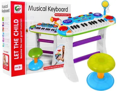 Zdjęcie produktu dla Nd28_11474_Zmu_Bb335B Keyboard 2 Oktawowy Niebies