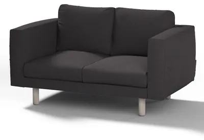 Produktbild von Dekoria Bezug für Norsborg 2-Sitzer Sofa, schwarz, Norsborg 2-Sitzer Sofabezug