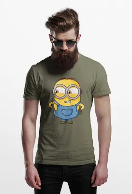 Produktbild von D&B 150 Uni Polo  EB00012 Minions MilitärGrün-Größe 3XL