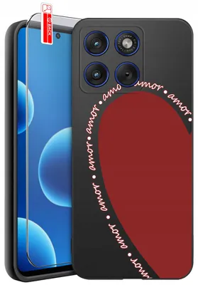 Immagine prodotto di Custodia per Motorola Edge 70 | Modelli | Custodia in silicone opaco + vetro 9H