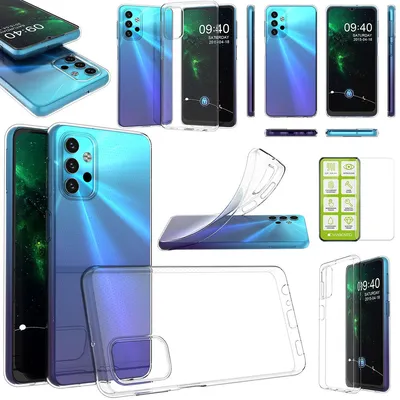 Immagine prodotto di Custodia in silicone trasparente + custodia in vetro H9 per Samsung Galaxy A32 5G