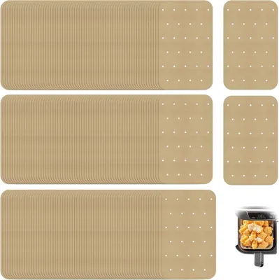 Produktbild von Backpapier perforiert, 200 Stück, 20,5x14 cm, für Airfryer und Ofen
