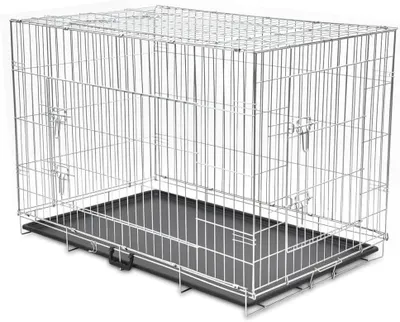 Immagine prodotto di Gabbia per cani – Trasportino per cani – Recinto per cani – Dimensioni XXL – Design pieghevole – Struttura in acciaio zincato