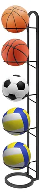 Image de Omgoods - Support à ballons à 5 niveaux pour équipement sportif