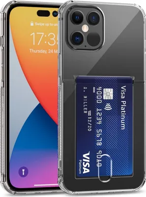 Produktbild von König Design Hülle kompatibel mit Apple iPhone 14 Pro Kunststoff Soft Handyhülle - Handy Case Transparent