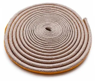 Produktbild von Scheibendichtung für Hark Opos Kaminofen Hohlkammerdichtung selbstklebend 2m ⌀6mm Ofendichtung Ersatzteil