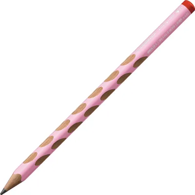 Produktbild von Ergonomischer Dreikant-Bleistift für Rechtshänder - STABILO EASYgraph in pastellpink - Einzelstift - Härtegrad HB