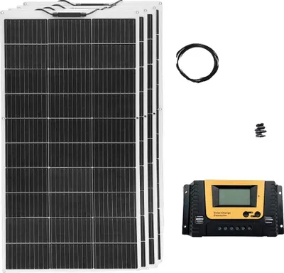 Image de Panneau solaire, conception flexible, haute efficacité, kit solaire 12 V 400 W