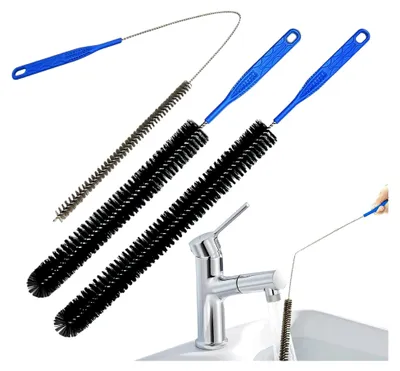 Produktbild von Abflussreinigungsbürste - Flexibles Reinigungswerkzeug für Dusche, Waschbecken, Badewanne, Badezimmer und Küche