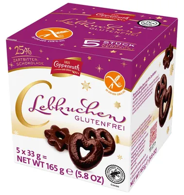 Produktbild von Coppenrath Lebkuchen glutenfrei 5x33g