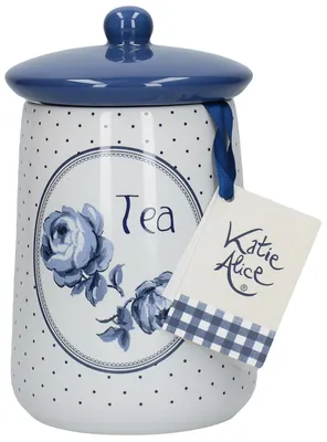 Obrázok produktu pre Keramická dóza Vintage Indigo na čaj