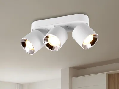 Produktbild von LED Deckenstrahler GUAYANA Weiß matt 3 flammig