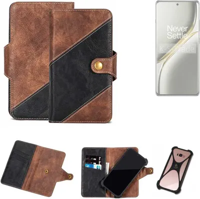 Produktbild von K-S-Trade Handyhülle Schutzhülle Bookstyle Case kompatibel mit OnePlus Ace 3 Pro Klapphülle Cover Hülle Schutztasche 1x