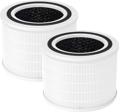 Produktbild von 2 Stück Core 200S Filter Kompatibel mit LEVOIT Core 200S Luftreiniger,3-in-1 H13 True HEPA Filter, Hocheffiziente Aktivkohle Ersatz Core 200S-RF Ersatzfilter,Weiß
