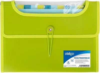 Obrázok produktu pre Teczka A4 z gumką 12 przegród zielona