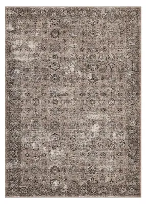Produktbild von Teppich, rutschfeste Unterlage, Vintage-Design, Rotbraun-b, 160x230cm