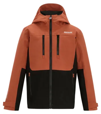 Image de Regatta - Veste « Highton » imperméable pour enfants RG12834 (146) (brique/noir)