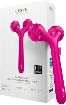 Produktbild von Sonic Facial & Body Roller 4in1 Geske mit APP (magenta)