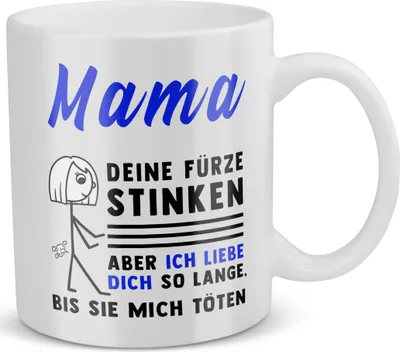 Produktbild von 22Feels Mama Geschenk Muttertag Mutter Tasse Geburtstag Kaffeetasse Frauen Weihnachten Haferl Geschenkidee