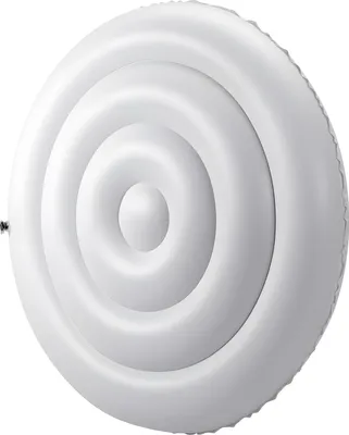 Produktbild von SucceBuy Aufblasbare Whirlpool-Abdeckung, 137 cm, rund, wetter- und wasserfest, weiß