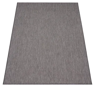 Produktbild von Outdoor Teppich Modern einfarbig wetterfest Pflegeleicht für Garten & Balkon Grösse 60x100 cm