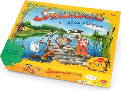 Immagine prodotto di PONS Sprechdachs - 13 giochi linguistici e di narrazione