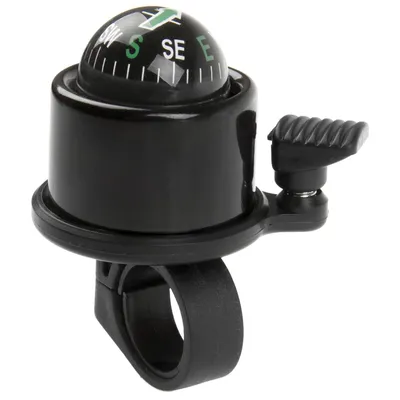 Obrázok produktu pre Zvonček na bicykel Falkx s kompasom 34 mm 360° čierny