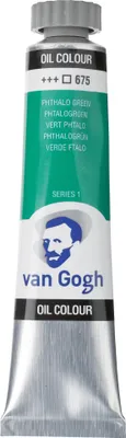 Produktbild von Van Gogh Ölfarbe Tube 20 ml Phthalogrün 675