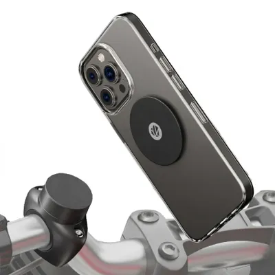 Productafbeelding van Fietsenhouder voor telefoon, Shapeheart PRO, 1,5 mm plakplaat, bevestiging voor motorfiets