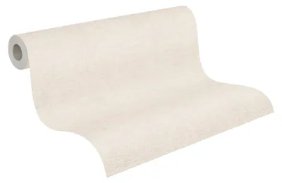 Produktbild von A.S. Création Uni-Vliestapete in Textiloptik – Grau, Beige – 10,05 x 0,53 m