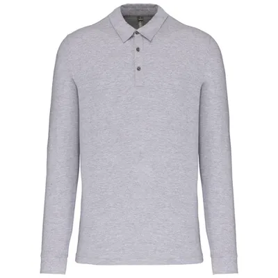 Image de Polo à manches longues en jersey pour homme Kariban