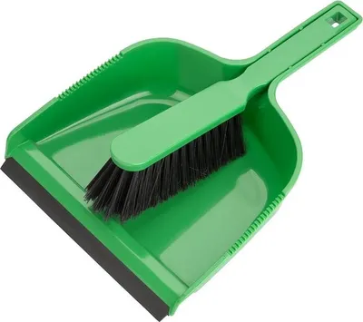 Image de Ensemble pelle et balayette Jantex - Vert