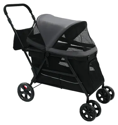 Obrázok produktu pre Skladací vozík na prepravu psov s nosnosťou 30 kg