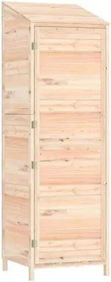 Produktbild von Famanu Holzschrank - Gartenaufbewahrung - 55x52x174,5 CM