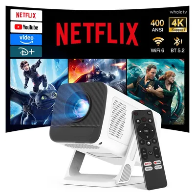 Productafbeelding van Mini projector Android 13 - Beamer 4K 1080p - Netflix compatibel - 356 g - WiFi 6