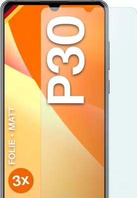 Produktbild von moex® 3x Schutzfolie kompatibel mit Huawei P30 - Displayschutzfolie Anti Reflex Folie, Matt