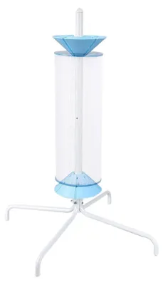 Produktbild von Poolfilterständer mit Drehreiniger für Filterpatronen, abnehmbarer Drehreinigungsaufbau zur Pflege von Poolfiltern für 8, 10 und 15 cm Filter