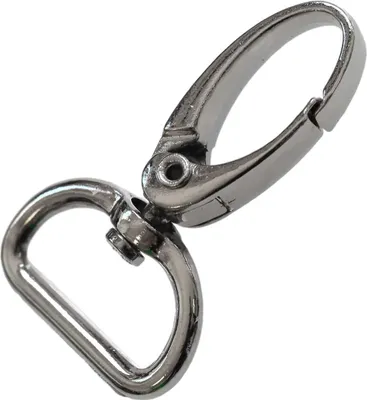 Produktbild von 1 Bolzen-Karabiner Karabinerhaken div. Größen für Gurtband Hundeleinen Taschen