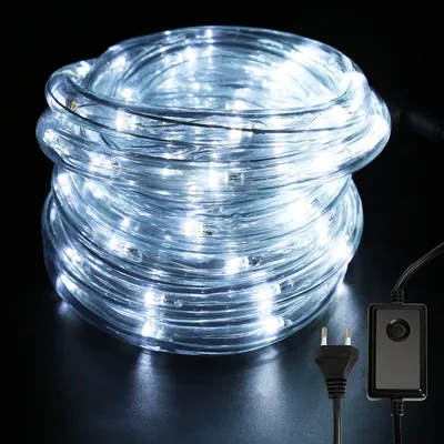 Obrázok produktu pre Jopassy LED lanové svetlo pre vonkajšie vnútorné lanové svetlo svetelný reťazec svetiel party svetlo dekoratívne osvetlenie vianočné osvetlenie biły 50M