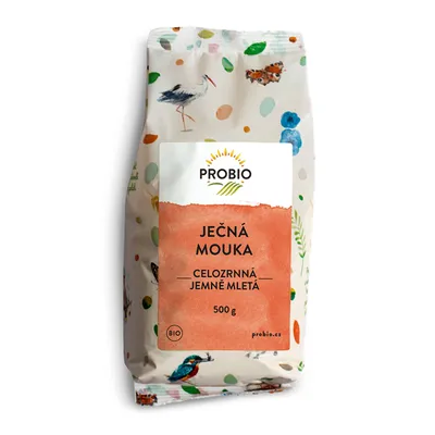 Obrázek produktu pro Ječná mouka celozrnná BIO 500 g PROBIO