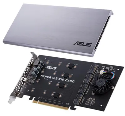 Produktbild von HYPER M,2 X16 CARD V2 Schnittstellenkarte/Adapter Eingebaut