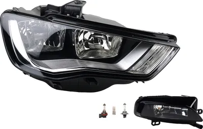 Produktbild von Scheinwerfer passend für Audi A3 8V 04/12 - H7 H15 R +Nebel+Leuchtmittel 8V0941004 8V0941700D Johns