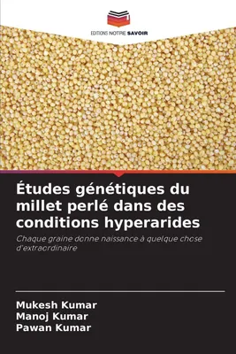 Produktbild von Études génétiques du millet perlé dans des conditions hyperarides