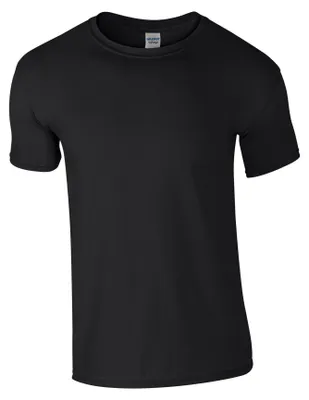 Image de Gildan - T-shirt « Softstyle » pour hommes/femmes Uni FK2163 (M) (noir)