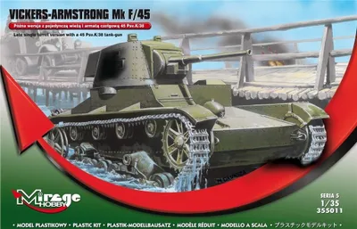 Zdjęcie produktu dla Mirage Hobby Vickers-Armstrong Mk F/45 1:35 355011