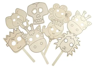 Produktbild von Creativ Company 56402, Bastelset für Kinder, Holz, Holz
