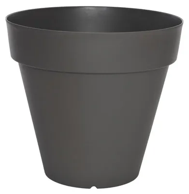 Image de Pot de fleurs Soleilia Rond D59cm - H54cm - 83L - Gris - Fabrication Française