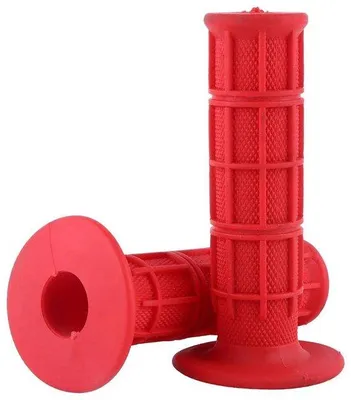 Productafbeelding van Rubberen handvatten - Universeel toepasbaar - 22 mm - Geschikt voor motorfietsen en fietsen - Eenvoudig te installeren - Antislip handvatten